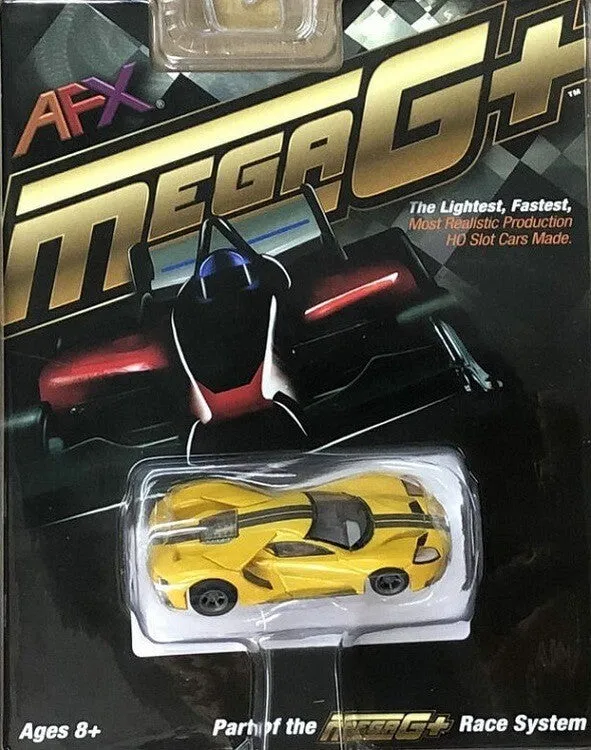 AFX 22029 Mega-G  Ford GT Triple Yellow