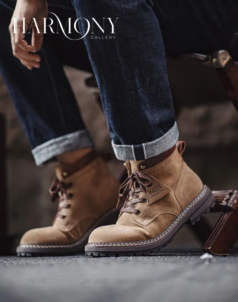 American Desert Genuine Leather Outdoor Men's Work Boot