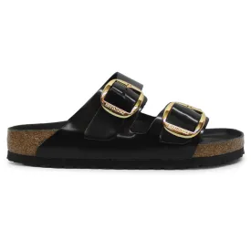 Birkenstock Arizona Big Buckle Patent Leather Unisex Slides Sandals