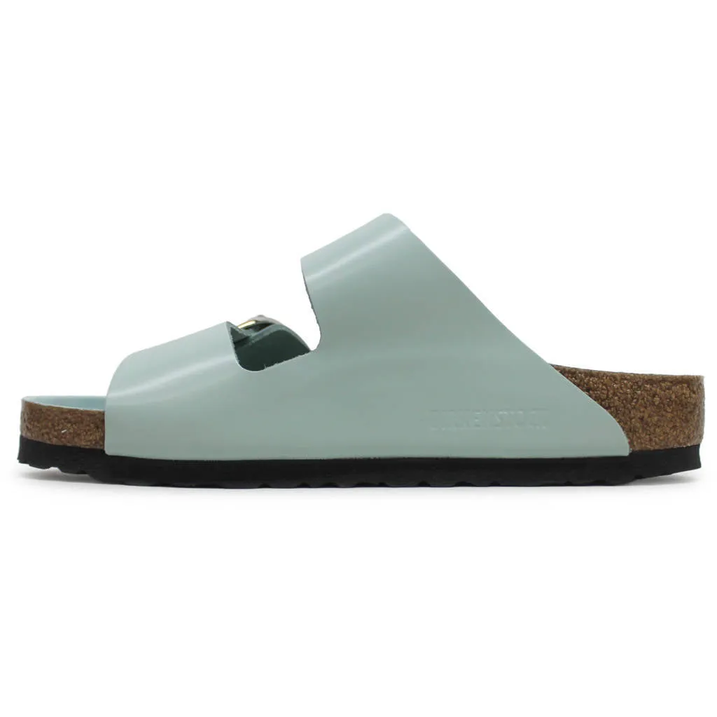 Birkenstock Arizona Big Buckle Patent Leather Unisex Slides Sandals