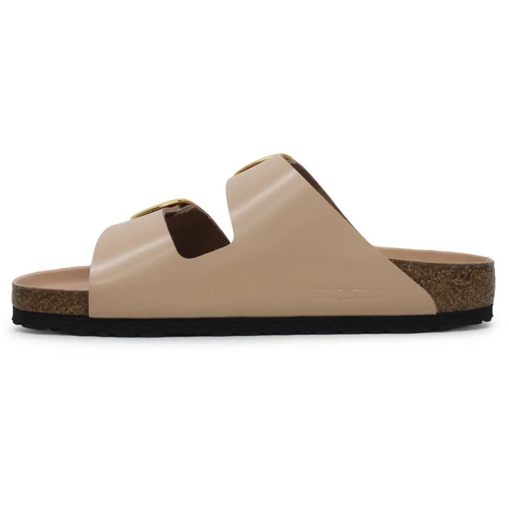 Birkenstock Arizona Big Buckle Patent Leather Unisex Slides Sandals