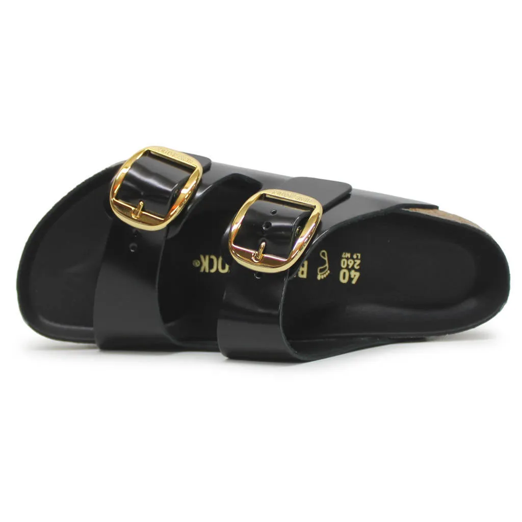 Birkenstock Arizona Big Buckle Patent Leather Unisex Slides Sandals