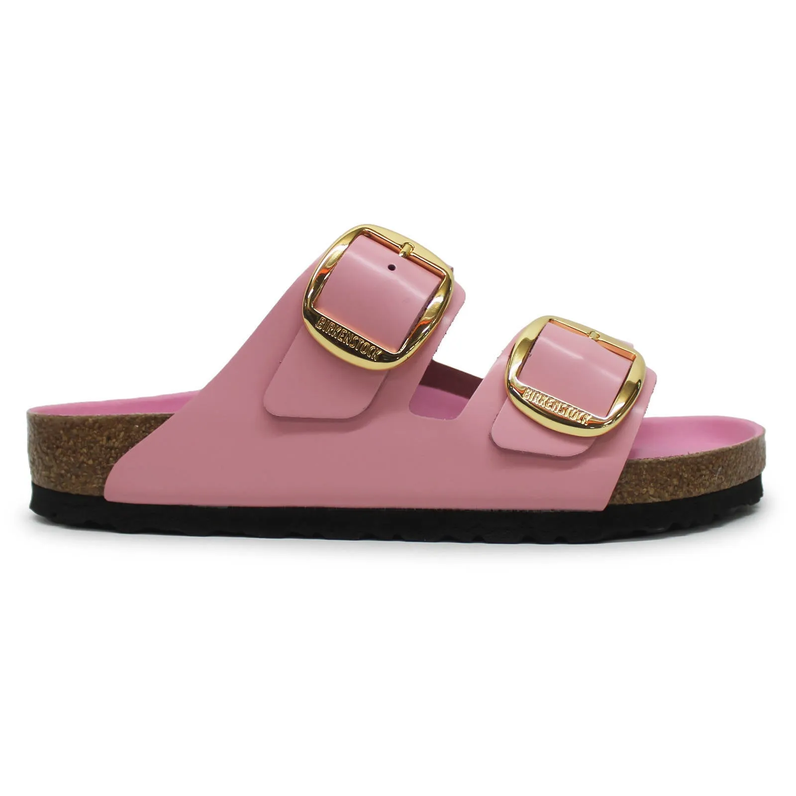 Birkenstock Arizona Big Buckle Patent Leather Unisex Slides Sandals