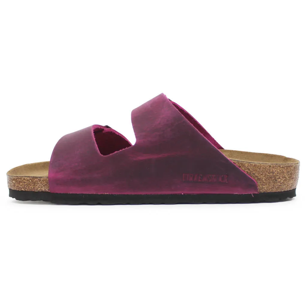 Birkenstock Arizona Oiled Leather Unisex Slide Sandals