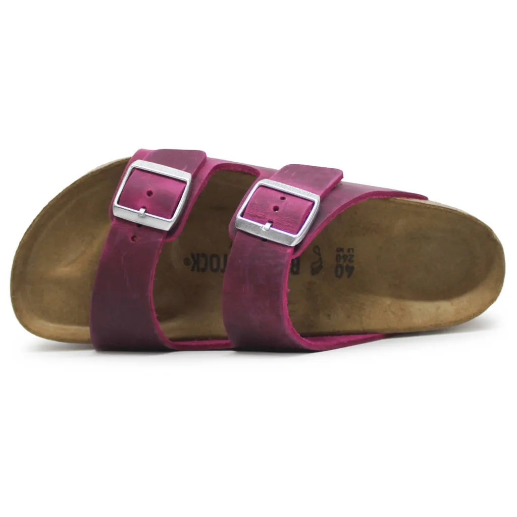 Birkenstock Arizona Oiled Leather Unisex Slide Sandals