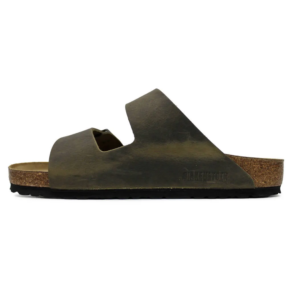 Birkenstock Arizona Oiled Leather Unisex Slide Sandals