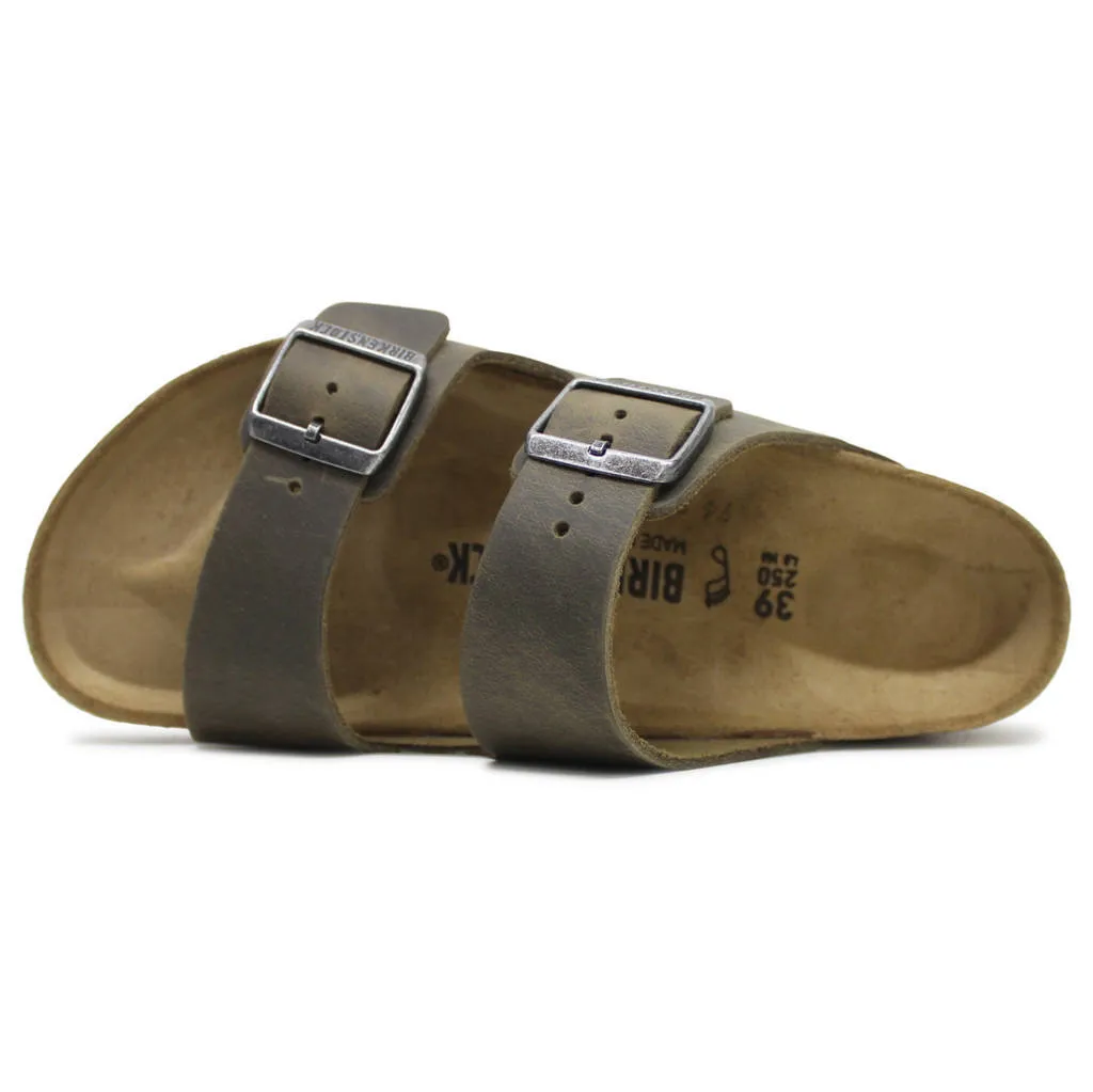 Birkenstock Arizona Oiled Leather Unisex Slide Sandals