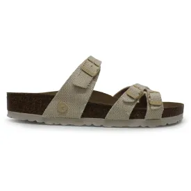 Birkenstock Franca Rivet Logo Textile Unisex Slip On Sandals
