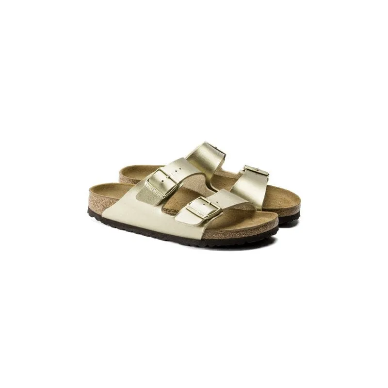 Birkenstock Womens Gold Arizona Birko Flor Sandal - 1016111