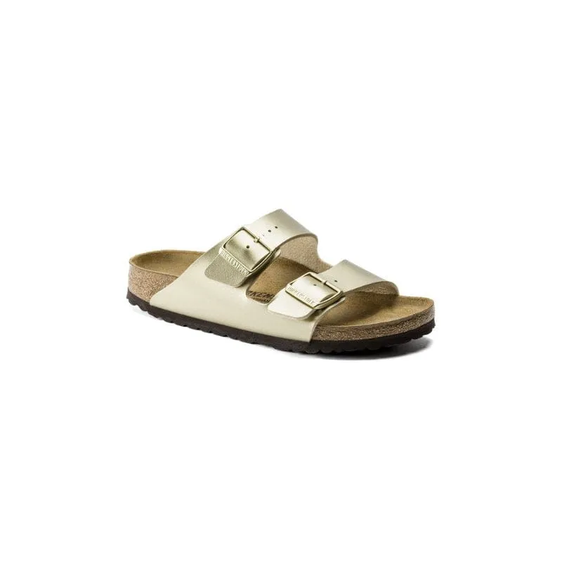 Birkenstock Womens Gold Arizona Birko Flor Sandal - 1016111