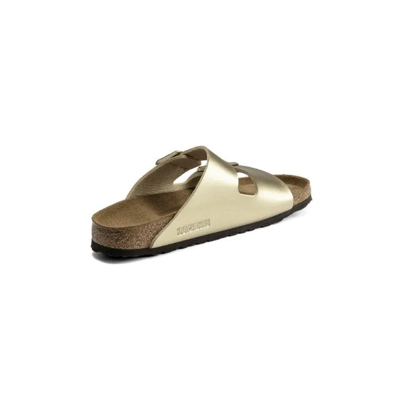 Birkenstock Womens Gold Arizona Birko Flor Sandal - 1016111