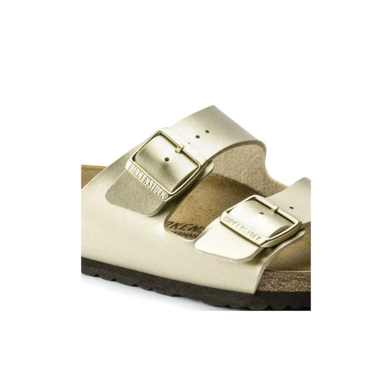 Birkenstock Womens Gold Arizona Birko Flor Sandal - 1016111