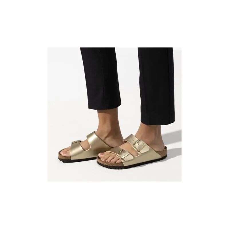 Birkenstock Womens Gold Arizona Birko Flor Sandal - 1016111