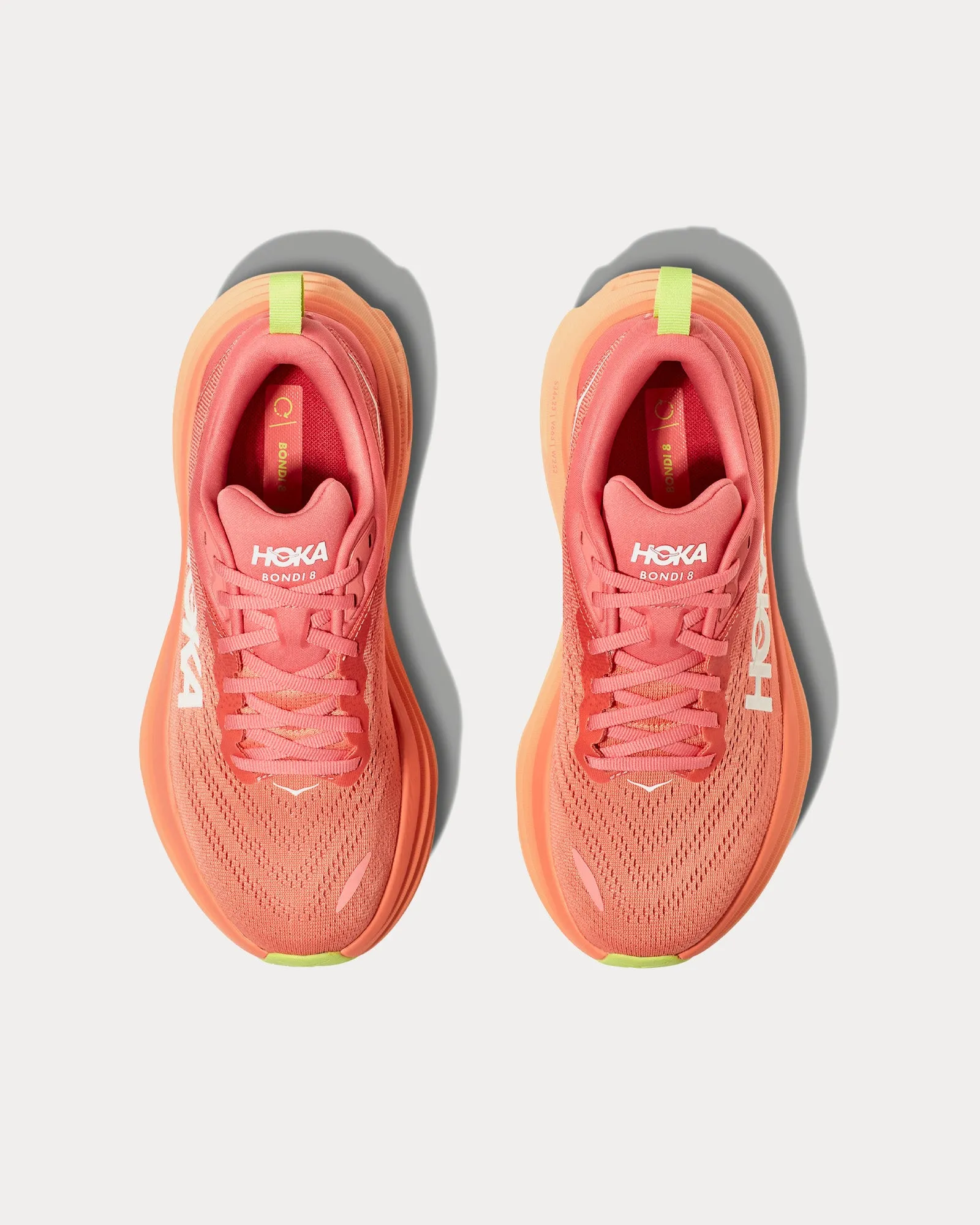 Bondi 8 Coral / Papaya Running Shoes