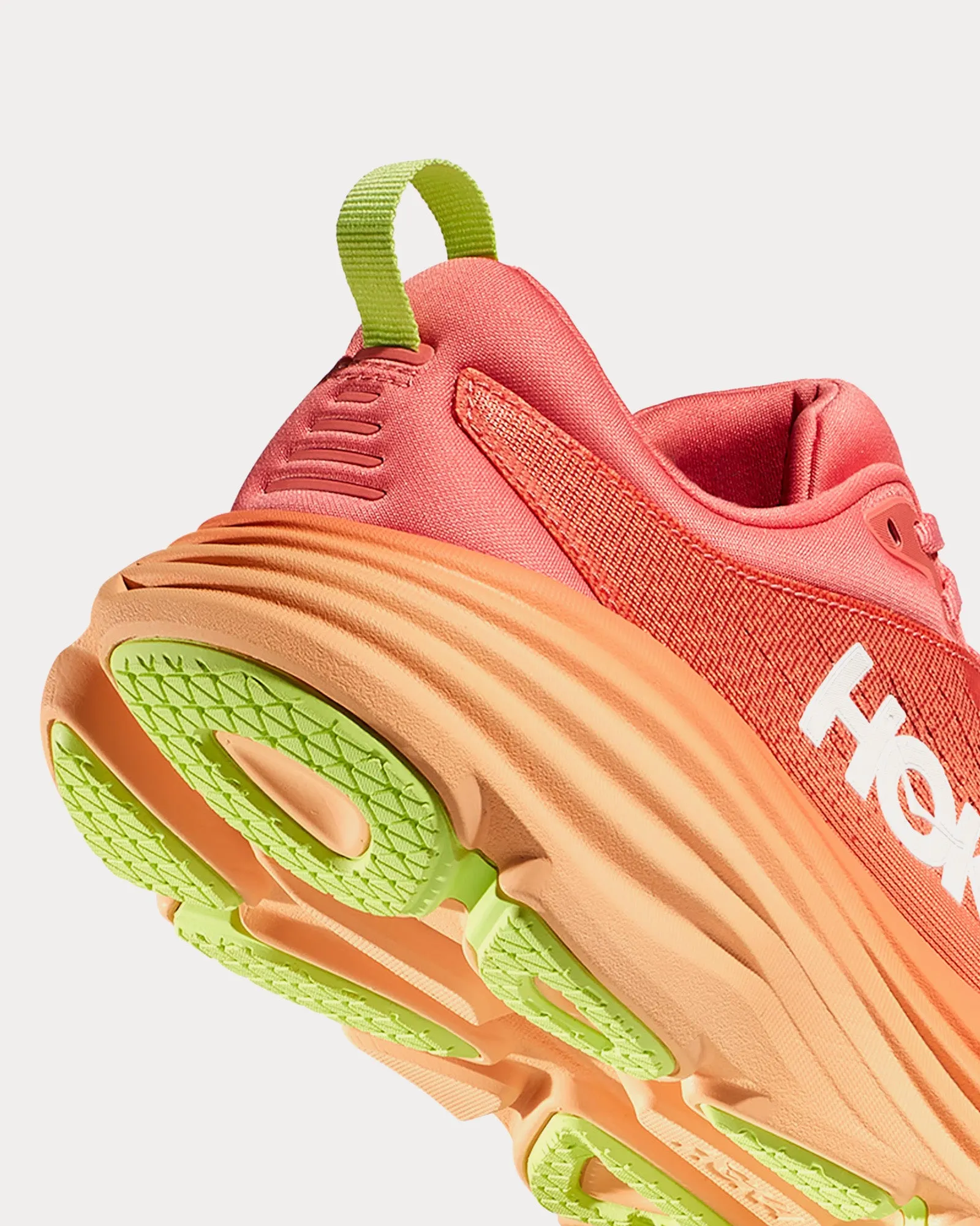 Bondi 8 Coral / Papaya Running Shoes