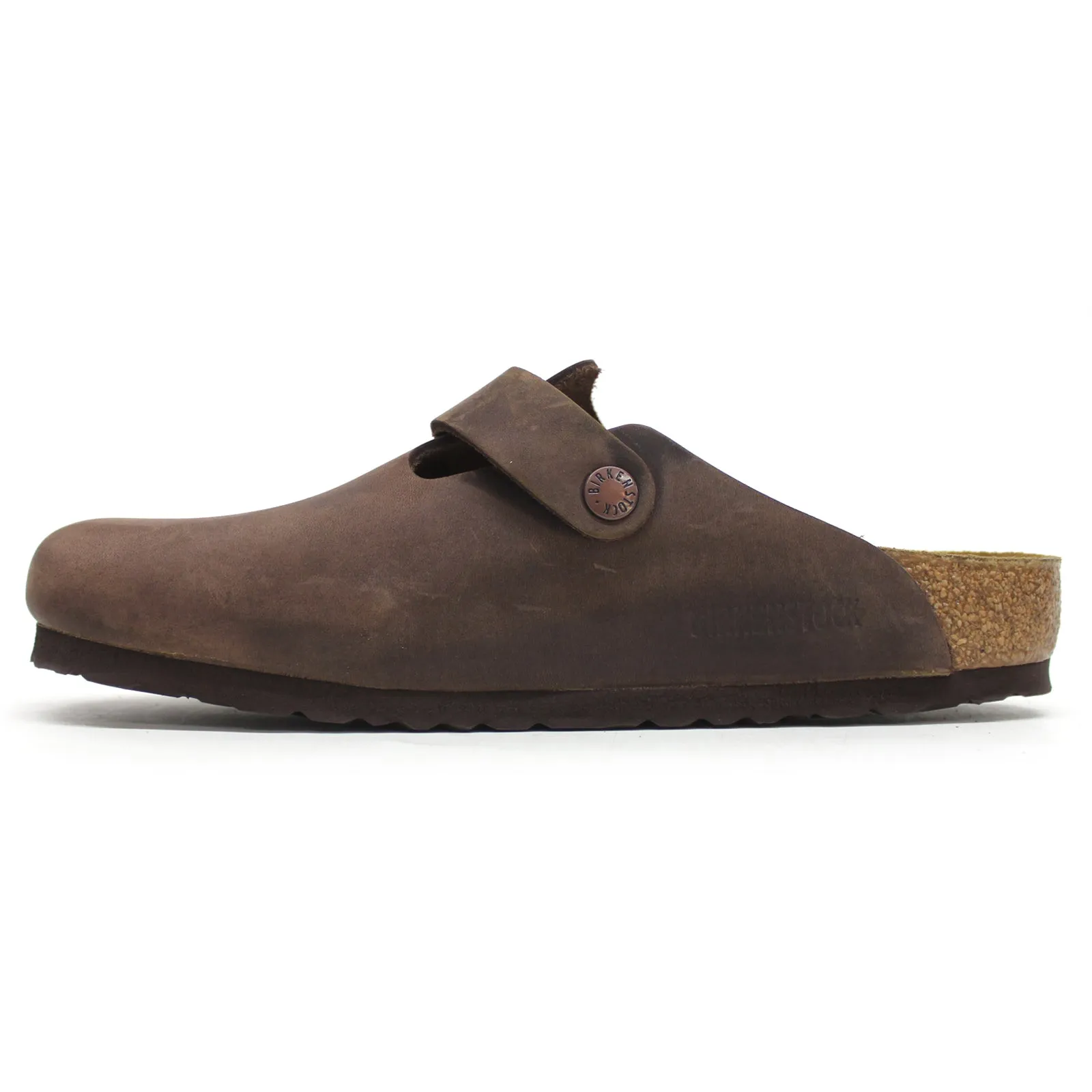 Boston Oiled Leather Unisex Slip On Sandals
