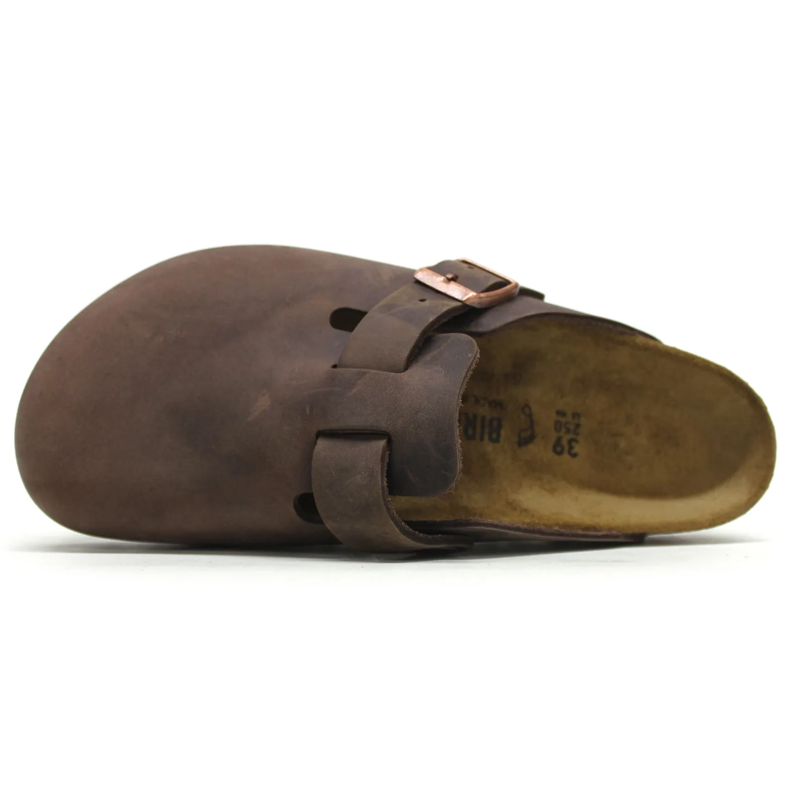 Boston Oiled Leather Unisex Slip On Sandals