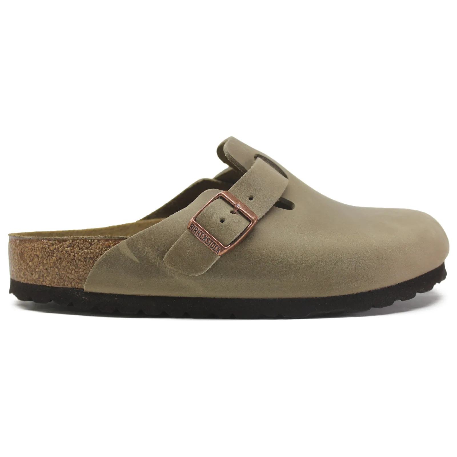 Boston Oiled Leather Unisex Slip On Sandals