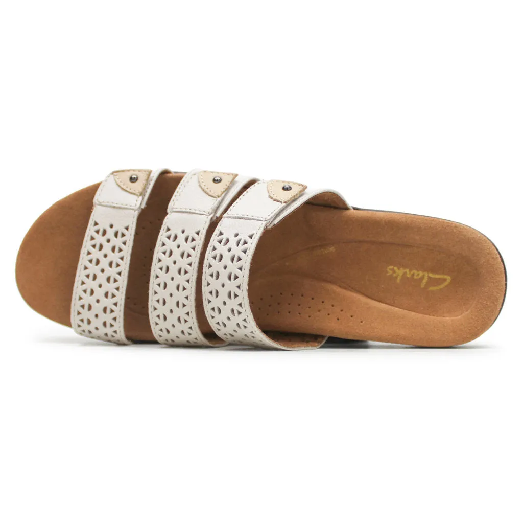 Clarks Kitly Walk Leather Women's Slider Sandals