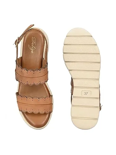 Delize Light Leather comfort Wedge Women's Tan 61330-39