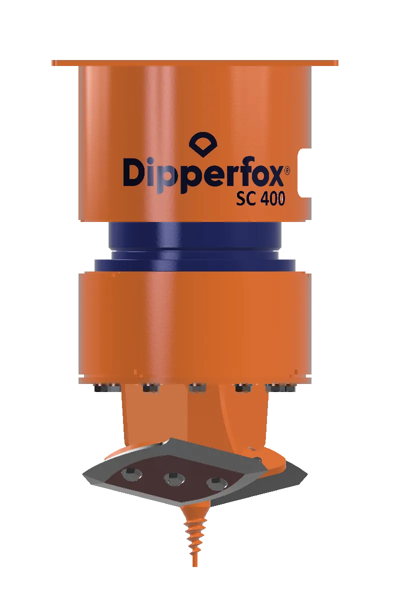 Dipperfox Stump Crushers | Model SC400 | 20" Cutting Diameter | For Mini Compact/Compact Track Loaders