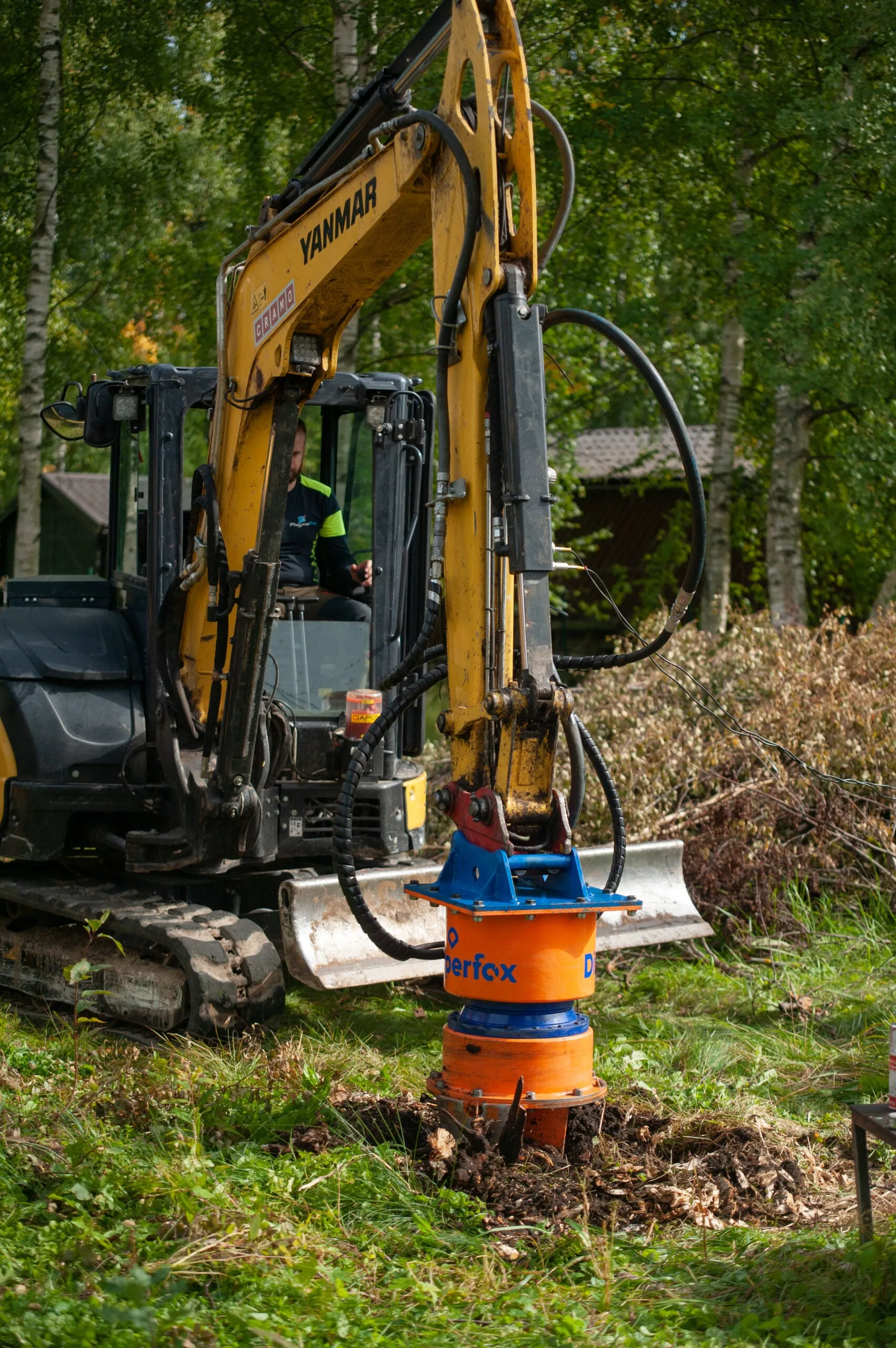 Dipperfox Stump Crushers | Model SC600 | For Mini Compact / Compact Track Loader