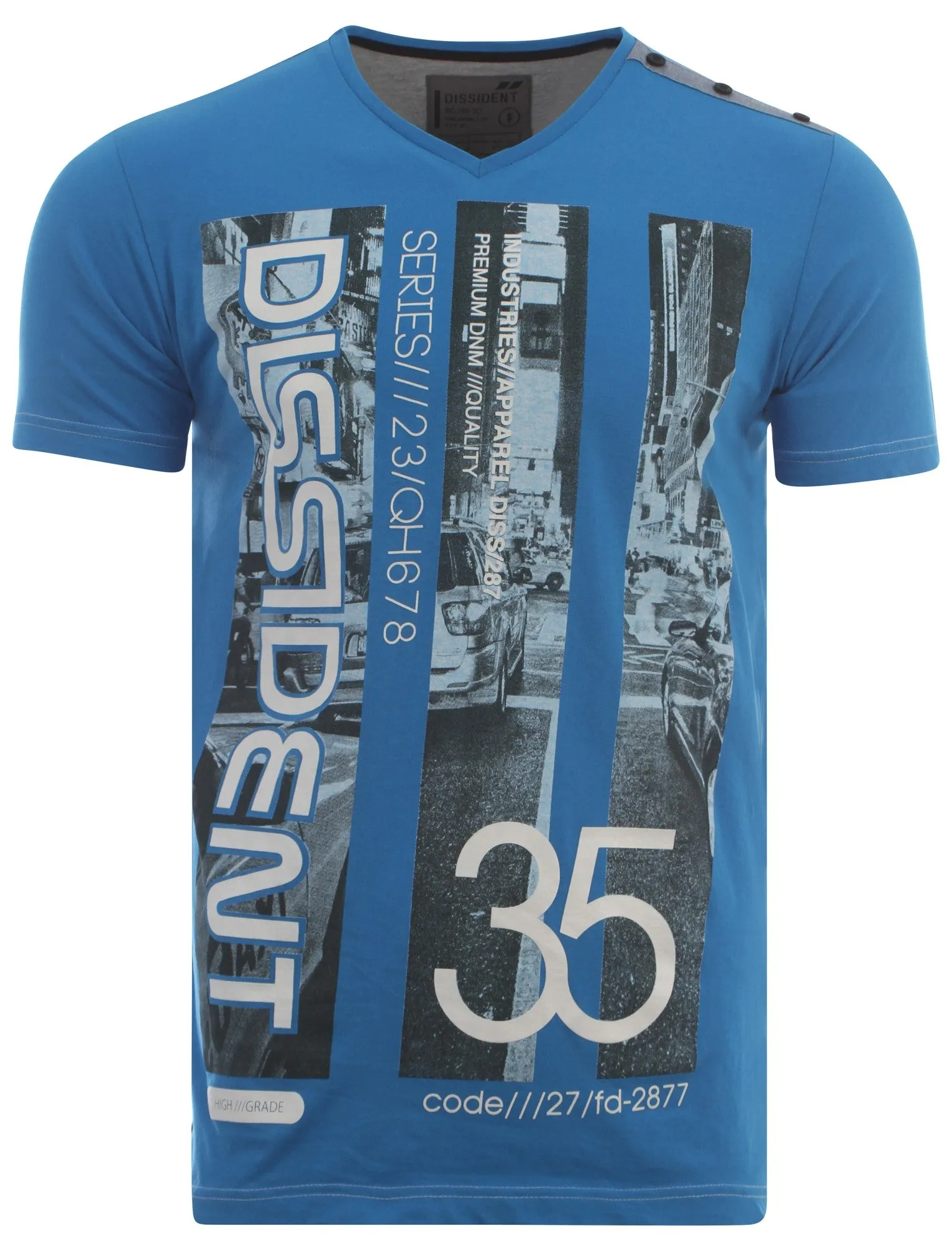 Dissident Discode blue t-shirt