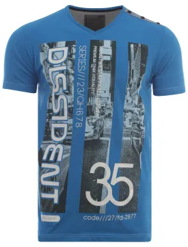 Dissident Discode blue t-shirt