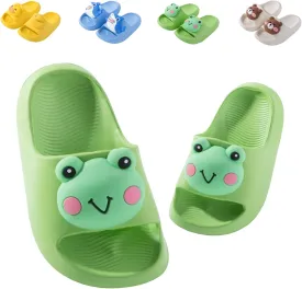 Fiedaz Kids Slides for Girls Boys Toddler Cloud Slides Animal Quick Drying Beach Slides Toddler Pool Shower Flip Flops Slippers