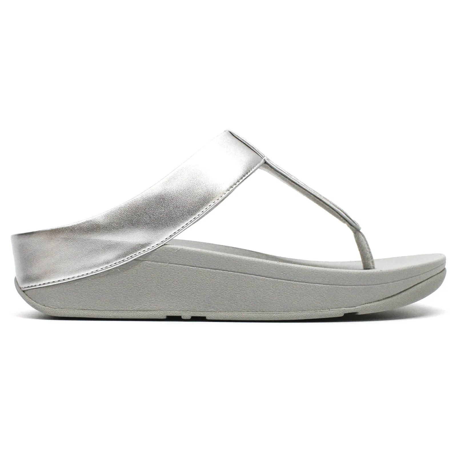 FitFlop Fino Glitterdust Metallic Toe Post Synthetic Leather Women's Toe Post Sandals