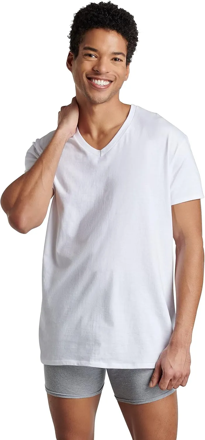 Fruit of the Loom Men's Tag-Free Cotton Undershirts
