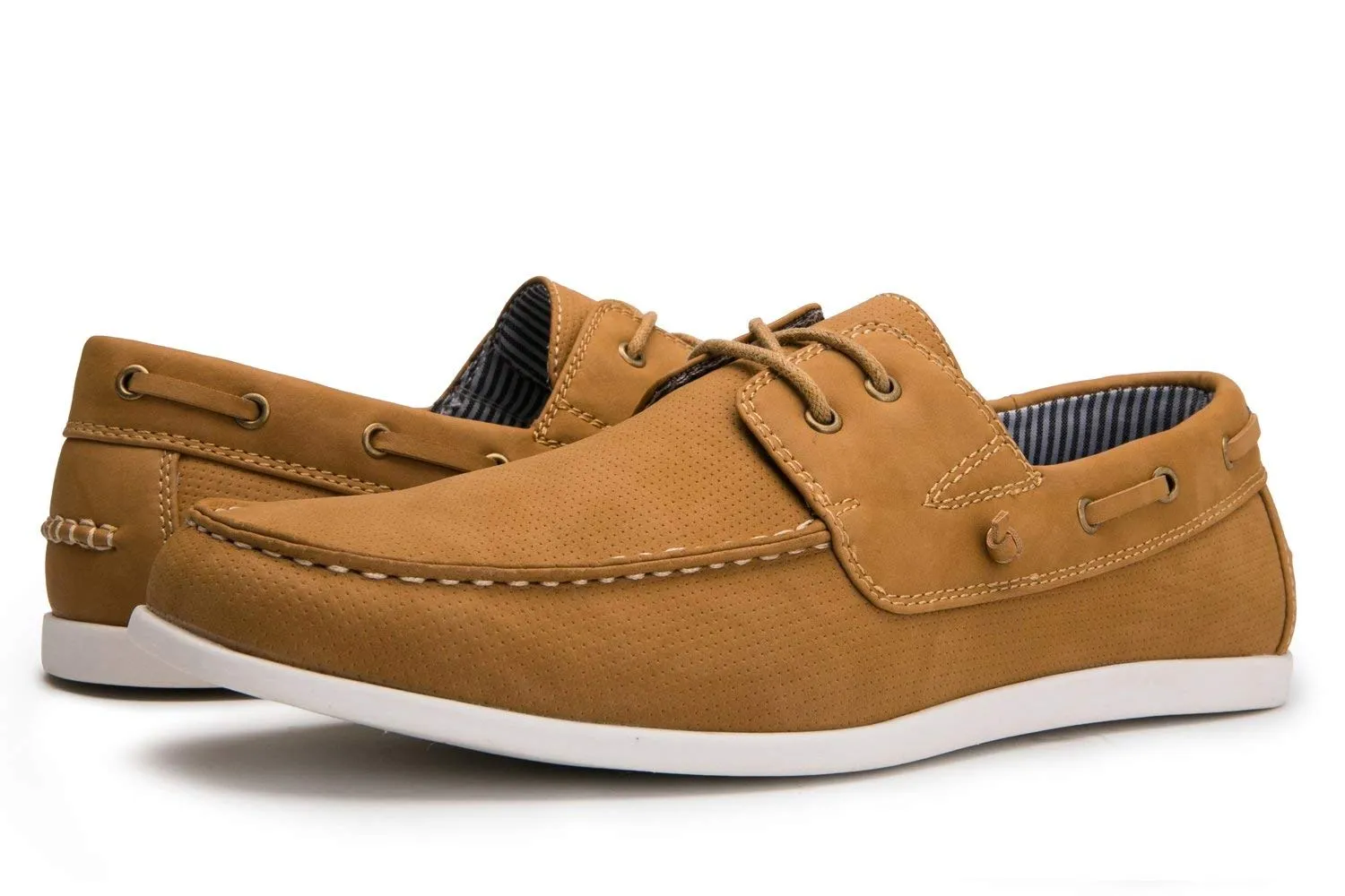 Globalwin Mens Casual Loafers Lace Up Classic Driving Boat Shoes