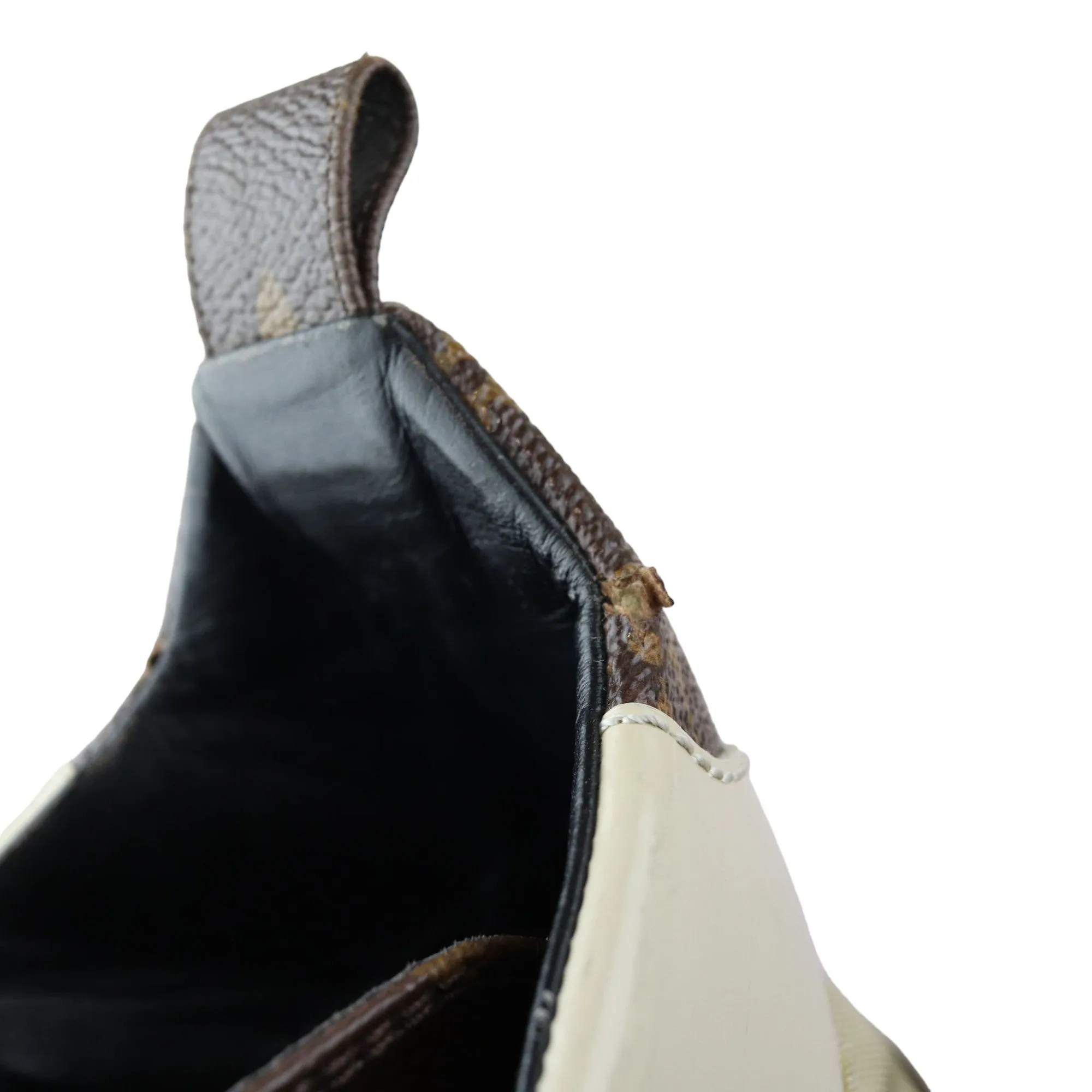 Laureate Platform Desert Boots Suede Calfskin Monogram Beige Size 38