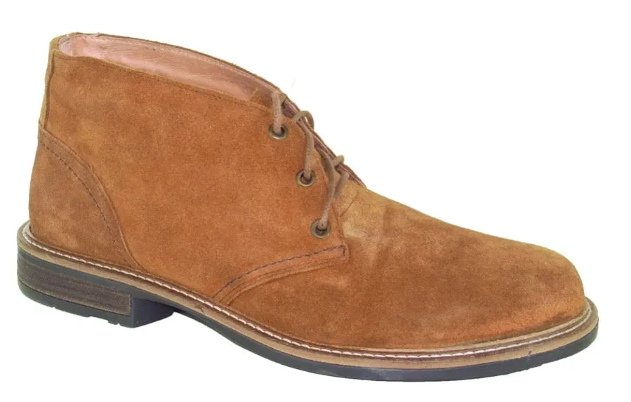 NAOT Pilot Desert Suede Mens Leather Lace Up Boot