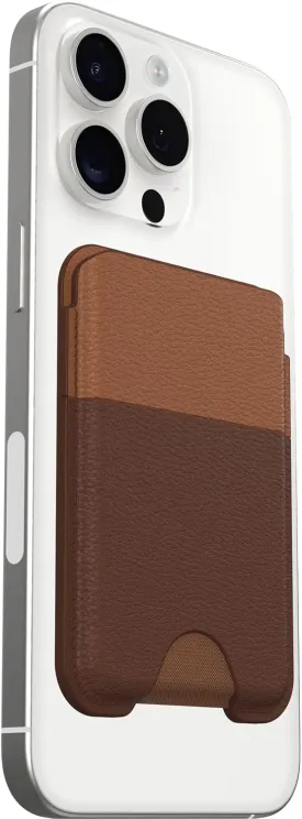OtterBox Symmetry Series Cactus Leather Wallet for MagSafe (Case Sold Separately) - Rich Adobe