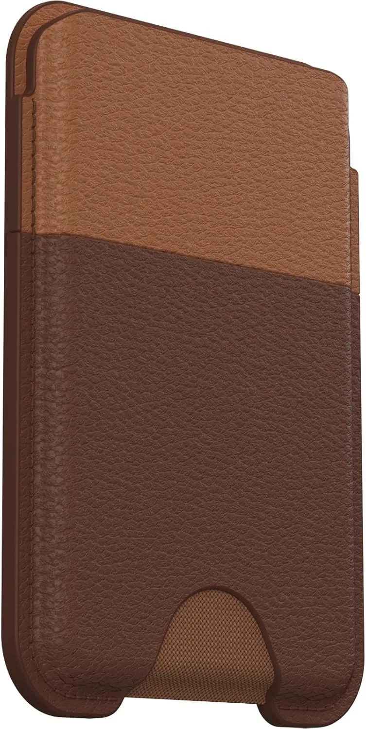 OtterBox Symmetry Series Cactus Leather Wallet for MagSafe (Case Sold Separately) - Rich Adobe