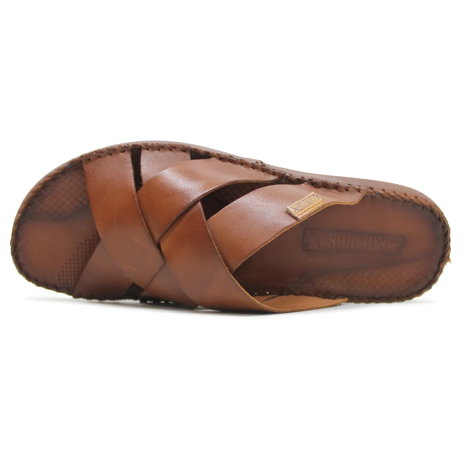 Pikolinos Tarifa Leather Men's Open Back Sandals