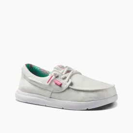 Reef Women's Cushion Coast Boat Shoes- White