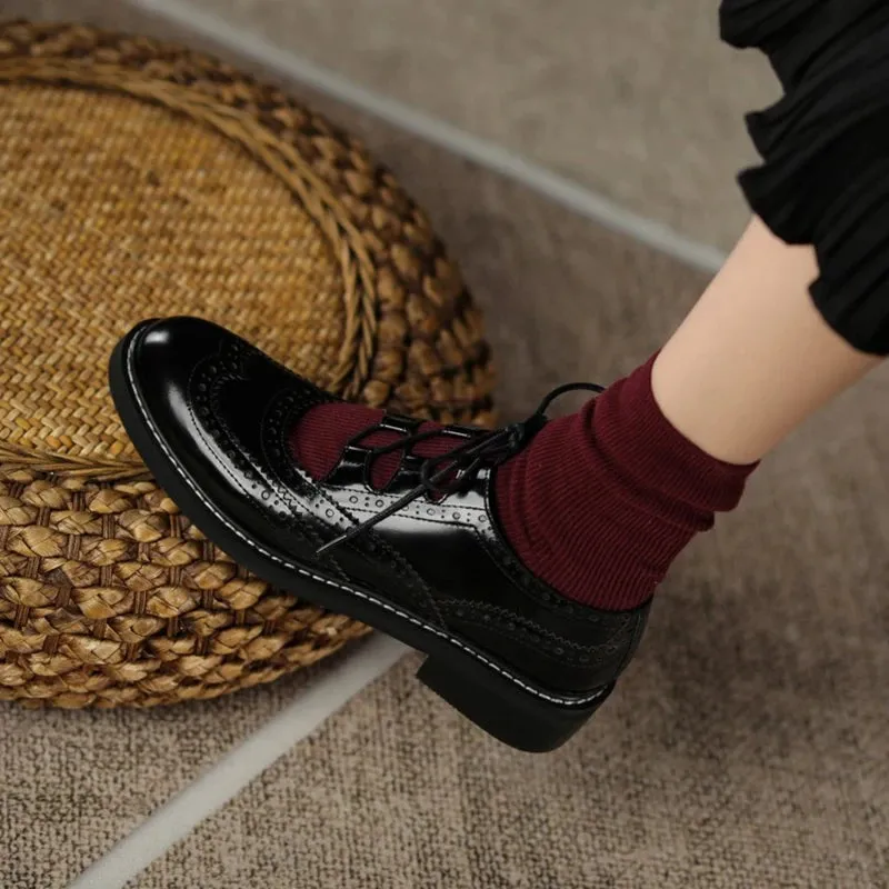 Soriano Two Tone Oxford Brogue Loafers
