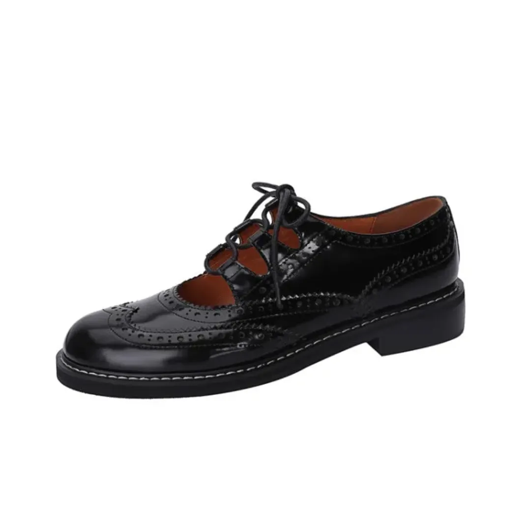 Soriano Two Tone Oxford Brogue Loafers