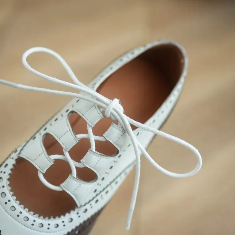 Soriano Two Tone Oxford Brogue Loafers