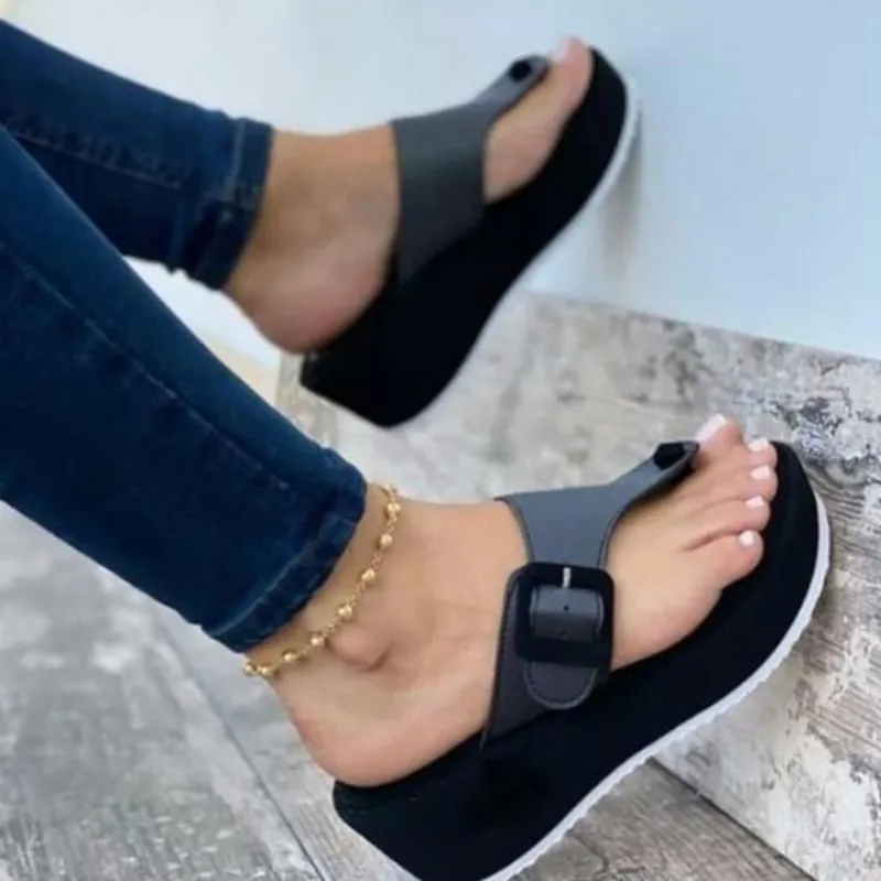 Summer Casual Platform Flip Flops